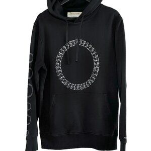 1017 ALYX 9SM Black Chain-Link Prints Hoodie